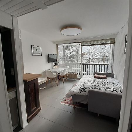 Studio Quartier Calme Centre Ville Vue Mont Blanc Chamonix Exterior foto